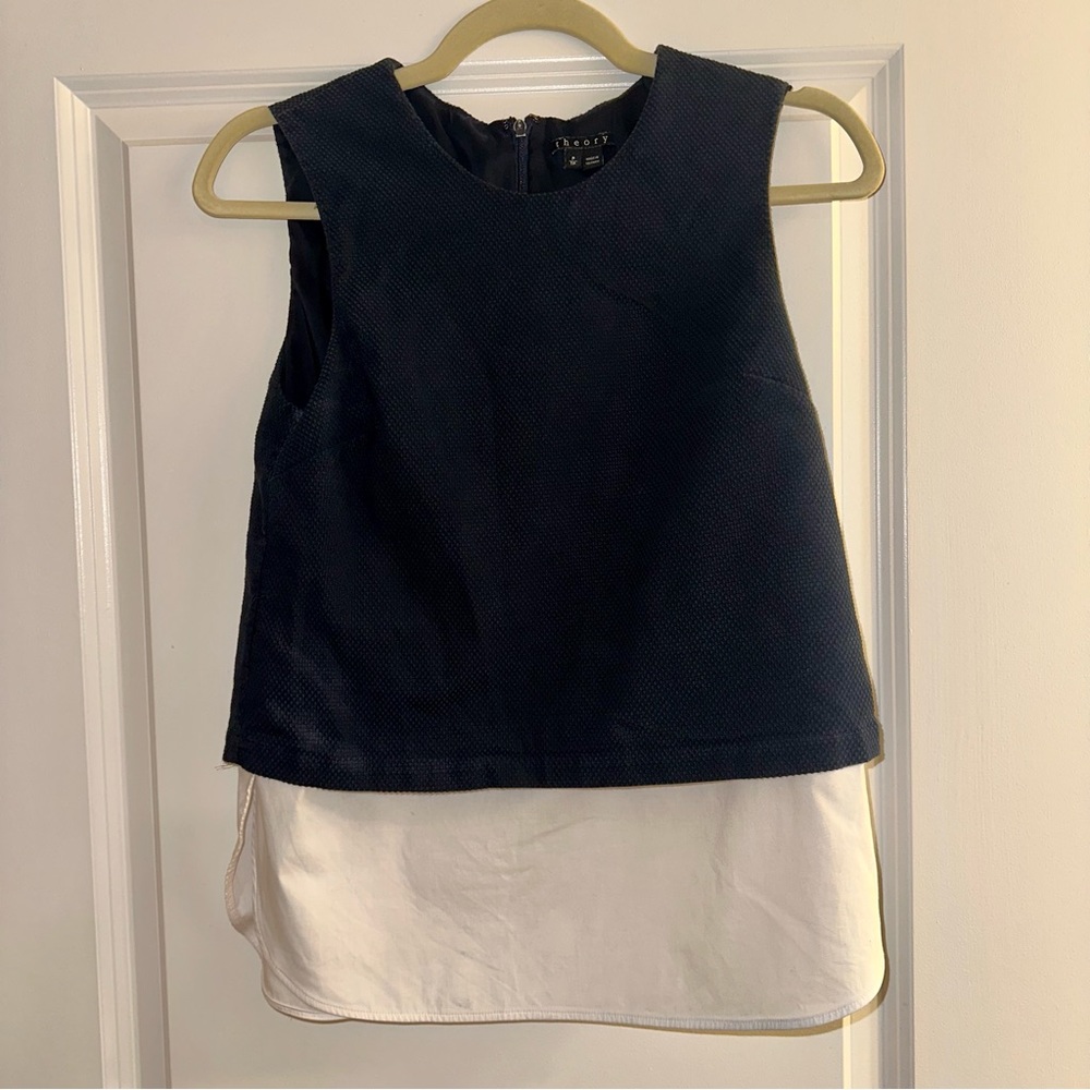 Theory Two In One Blouse - Picture 3 of 12